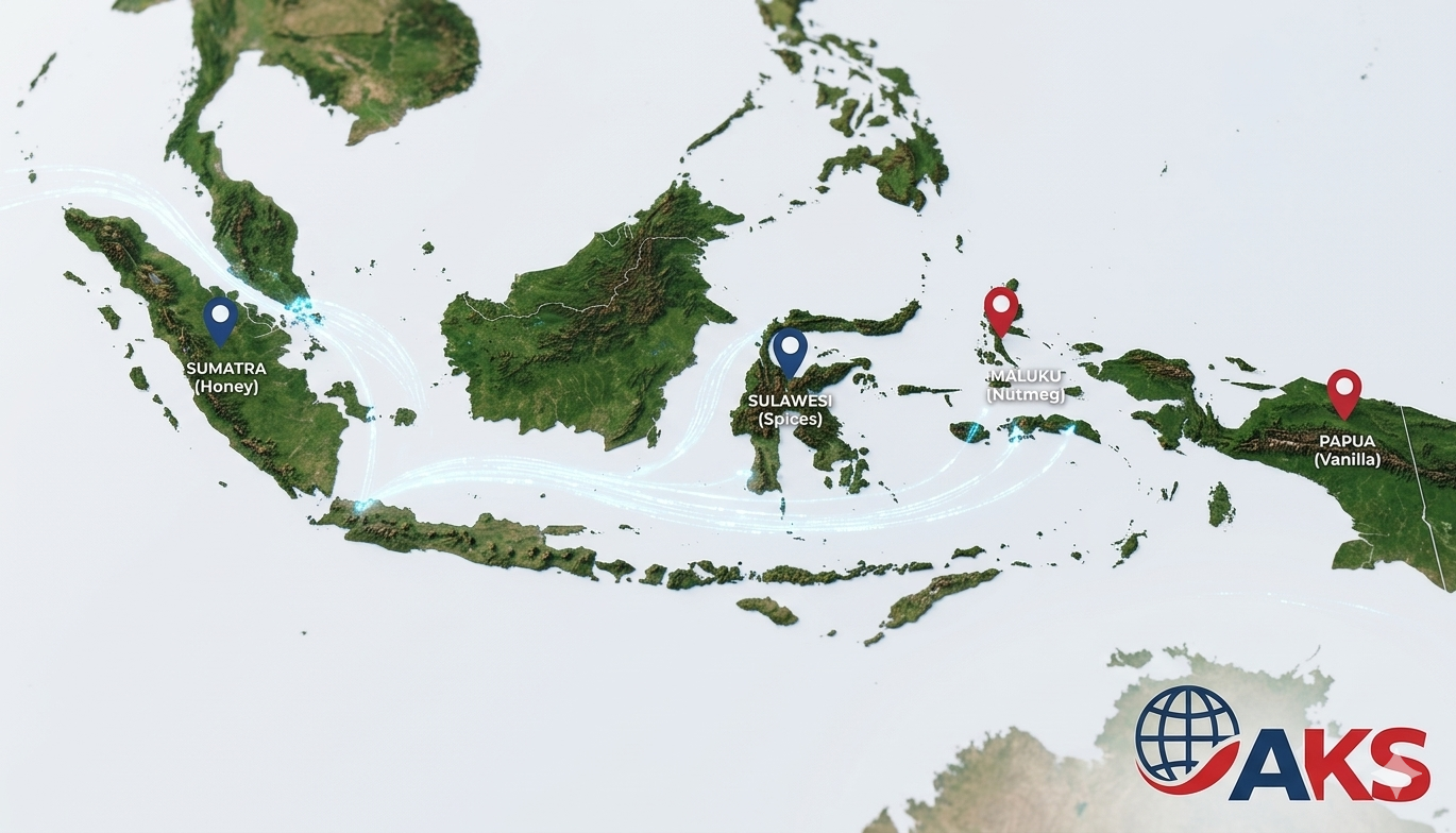 AKS Global Trade Sourcing Map